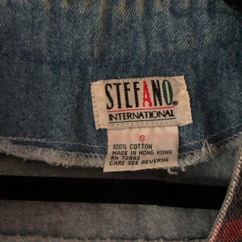 Stefano Jean Plaid  Vest - Picture 2 of 2